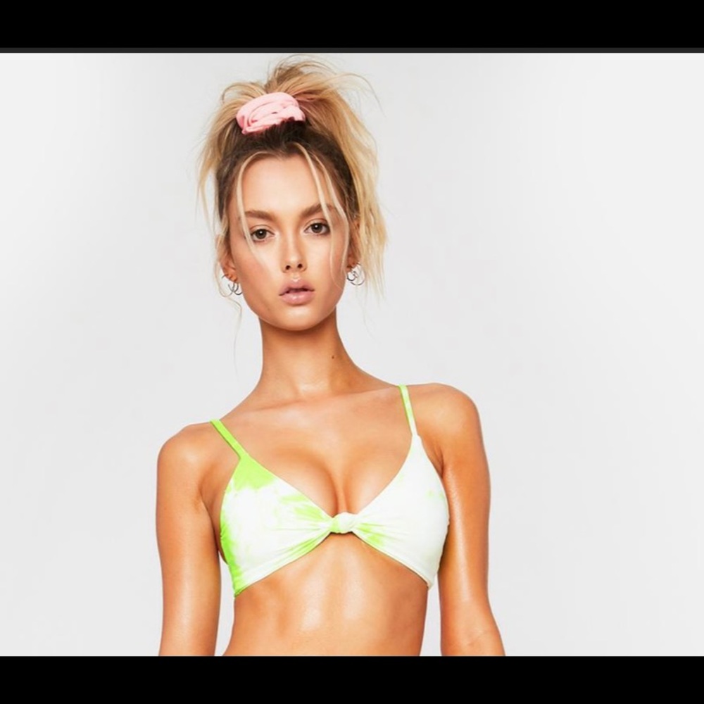 Tie Dye Dolls Kill Dippin Daisy Bikini Top